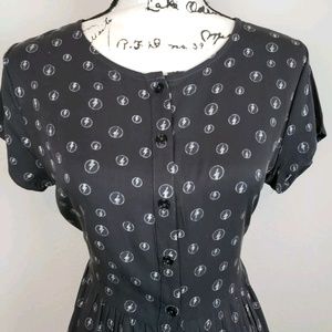 Junk Food Clothing Dresses - Grateful dead button down dress Junk Food Clothing Dresses - Grateful dead button down dress